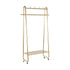 Perchero con Ruedas DKD Home Decor Dorado Metal 105 x 36 x 177 cm