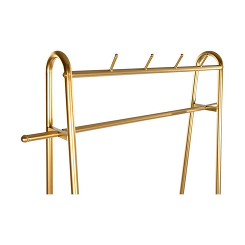 Perchero con Ruedas DKD Home Decor Dorado Metal 105 x 36 x 177 cm