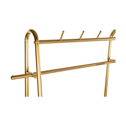 Perchero con Ruedas DKD Home Decor Dorado Metal 105 x 36 x 177 cm