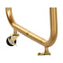 Perchero con Ruedas DKD Home Decor Dorado Metal 105 x 36 x 177 cm