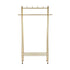Perchero con Ruedas DKD Home Decor Dorado Metal 105 x 36 x 177 cm