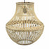 Lámpara de Techo DKD Home Decor Marrón claro Ratán 50 W (45 x 45 x 48 cm)