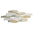 Decoración de Pared DKD Home Decor Dorado Metal Peces (96 x 37 x 3 cm)