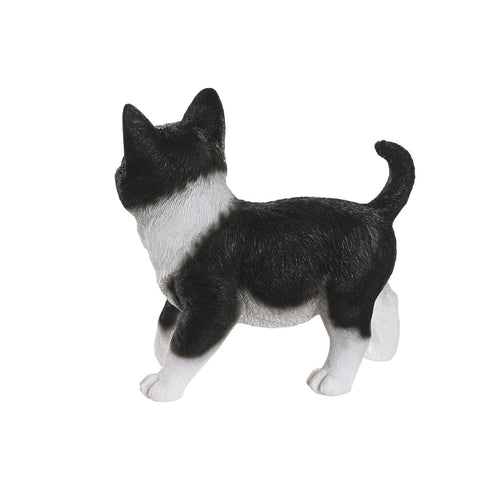 Figura Decorativa DKD Home Decor 17 x 8,5 x 16,5 cm Negro Gris Marrón Naranja Gato (4 Unidades)