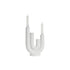 Candelabro DKD Home Decor Scandi 16 x 7 x 23,5 cm Blanco Resina