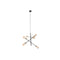 Lámpara de Techo DKD Home Decor 60 x 52 x 50 cm Negro Dorado Metal 50 W