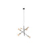 Lámpara de Techo DKD Home Decor 60 x 52 x 50 cm Negro Dorado Metal 50 W