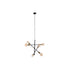 Lámpara de Techo DKD Home Decor 60 x 52 x 50 cm Negro Dorado Metal 50 W