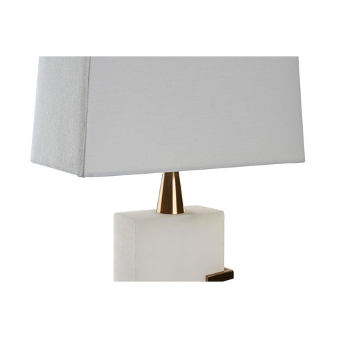 Lámpara de mesa DKD Home Decor Blanco Dorado Metal 60 W 220 V 40 x 23 x 62 cm