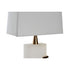 Lámpara de mesa DKD Home Decor Blanco Dorado Metal 60 W 220 V 40 x 23 x 62 cm