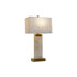 Lámpara de mesa DKD Home Decor Blanco Dorado Metal Mármol 50 W 220 V 38 x 25 x 76 cm