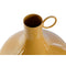 Jarrón Home ESPRIT Mostaza Terracota Aluminio Lacado 23 x 23 x 38,5 cm (2 Unidades)