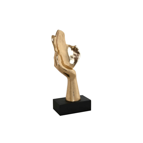 Figura Decorativa Home ESPRIT Dorado Cara 20,5 x 14,5 x 42,5 cm (2 Unidades)