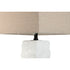 Lámpara de mesa Home ESPRIT Blanco Beige Cemento 30 x 30 x 58 cm