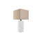 Lámpara de mesa Home ESPRIT Blanco Beige Cemento 30 x 30 x 58 cm