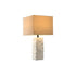Lámpara de mesa Home ESPRIT Blanco Beige Cemento 30 x 30 x 58 cm