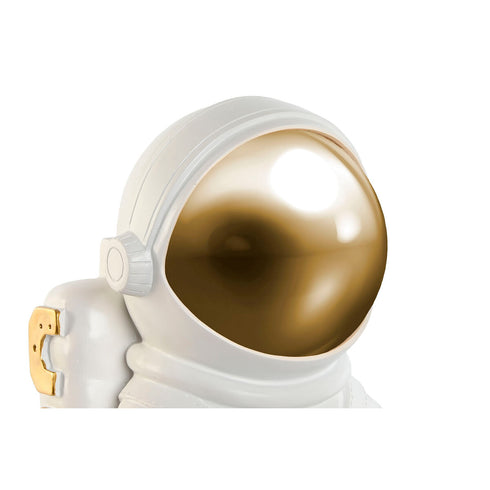 Figura Decorativa Home ESPRIT Blanco Dorado Astronauta 32,6 x 27,5 x 55,5 cm