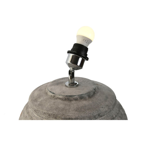 Lámpara de mesa Home ESPRIT Gris Cemento 30 x 30 x 46 cm