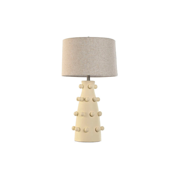 Lámpara de mesa Home ESPRIT Crema Gres 50 W 220 V 40 x 40 x 76 cm