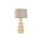 Lámpara de mesa Home ESPRIT Crema Gres 50 W 220 V 40 x 40 x 76 cm