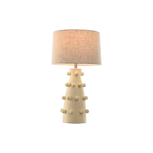 Lámpara de mesa Home ESPRIT Crema Gres 50 W 220 V 40 x 40 x 76 cm