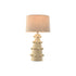 Lámpara de mesa Home ESPRIT Crema Gres 50 W 220 V 40 x 40 x 76 cm