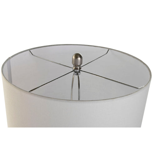 Lámpara de mesa Home ESPRIT Azul Blanco Gres 50 W 220 V 40 x 40 x 74 cm
