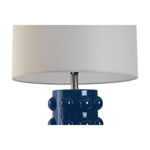 Lámpara de mesa Home ESPRIT Azul Blanco Gres 50 W 220 V 40 x 40 x 74 cm
