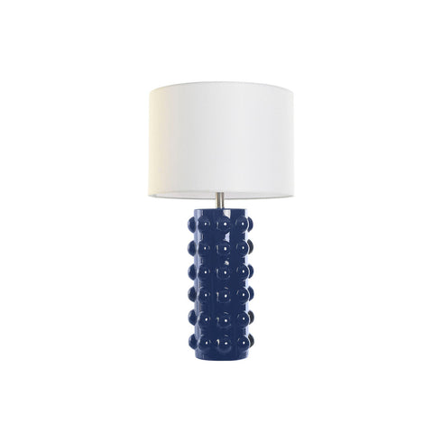 Lámpara de mesa Home ESPRIT Azul Blanco Gres 50 W 220 V 40 x 40 x 74 cm