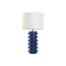 Lámpara de mesa Home ESPRIT Azul Blanco Gres 50 W 220 V 40 x 40 x 74 cm