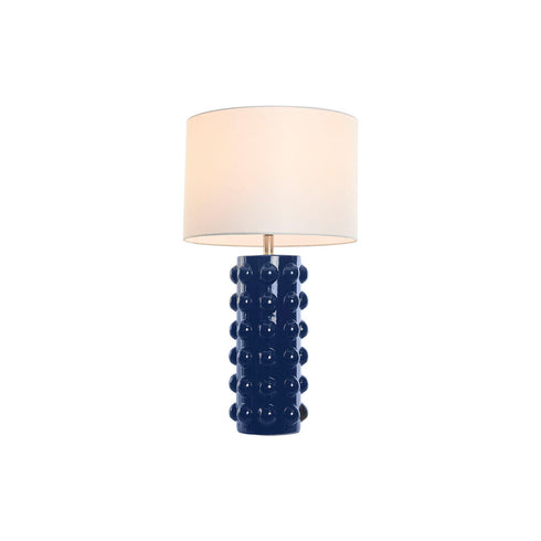 Lámpara de mesa Home ESPRIT Azul Blanco Gres 50 W 220 V 40 x 40 x 74 cm