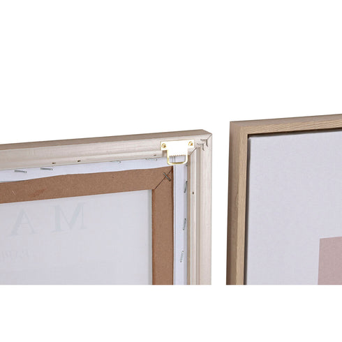 Cuadro Home ESPRIT Escandinavo 45 x 2,5 x 60 cm (4 Unidades)