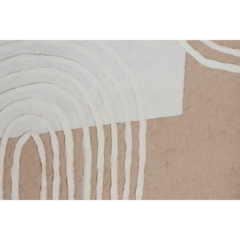 Cuadro Home ESPRIT Abstracto Con relieve Urbano 40 x 3 x 60 cm (2 Unidades)