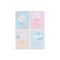 Cuadro Home ESPRIT Infantil Purpurina 30 x 1,8 x 40 cm (4 Unidades)