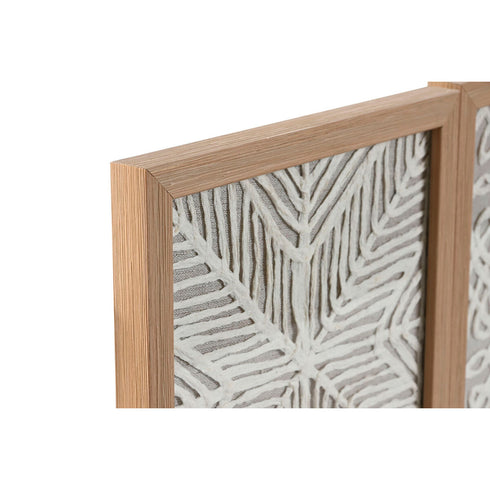 Juego de 4 cuadros Home ESPRIT Moderno 22 x 2 x 22 cm (4 Piezas)
