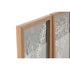 Juego de 3 cuadros Home ESPRIT Flor Shabby Chic 20 x 2 x 30 cm (3 Piezas)