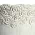 Jarrón 31 x 31 x 47,5 cm Cemento Blanco
