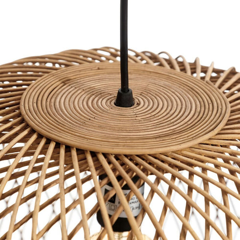 Lámpara de Techo 50 x 50 x 33 cm Natural Bambú