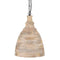 Lámpara de Techo Natural Madera 30 x 30 x 42 cm 60 W