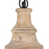 Lámpara de Techo Natural Madera 30 x 30 x 42 cm 60 W