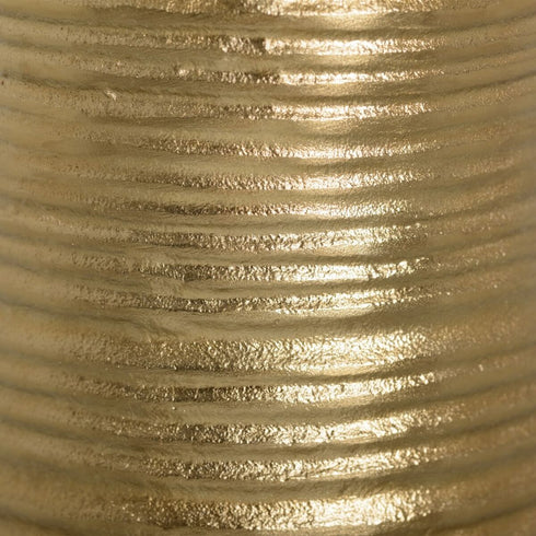 Jarrón 14 x 14 x 42,5 cm Dorado Aluminio
