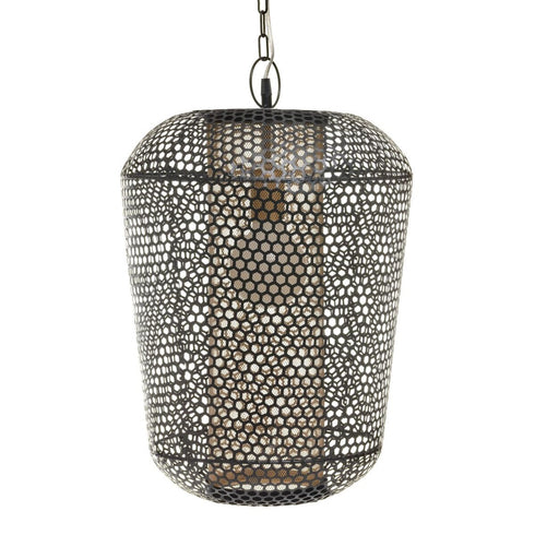 Lámpara de Techo 34 x 34 x 54 cm Negro Metal