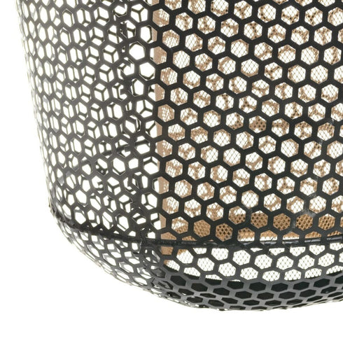 Lámpara de Techo 34 x 34 x 54 cm Negro Metal