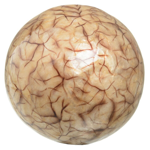 Bolas CAPIZ Decoración Beige Marrón 10 x 10 x 10 cm (8 Unidades)