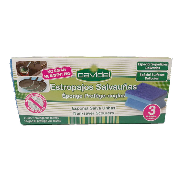 Estropajo Davidel (3 uds)