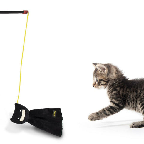 Juguete para gatos Batman Negro