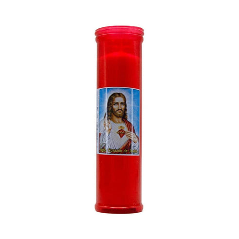 Vela Lumar Roja (19 x 5,5 cm)