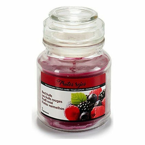 Vela Perfumada Red Berries Rojo Vidrio Cera 7 x 10 x 7 cm