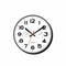 Reloj de Pared Timemark Negro 30 x 30 cm
