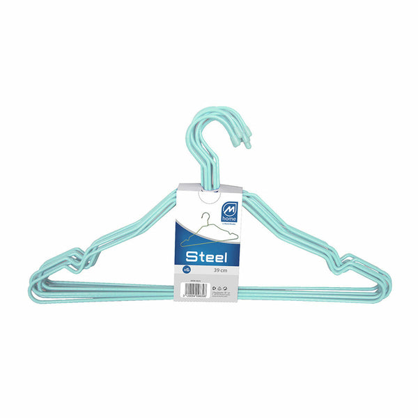 Juego de Perchas Mondex Azul cielo 39 cm 6 Unidades